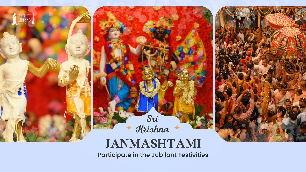 Hare Krishna Mandir Jaipur Celebrating Sri Krishna Janmashtami